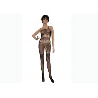 China Professional Fishnet Body Stockings / Plain Dyed Sheer Body Stockings on sale