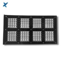 China Aluminum Base LED PCB Board Black White Color For Signal Beacons OEM on sale