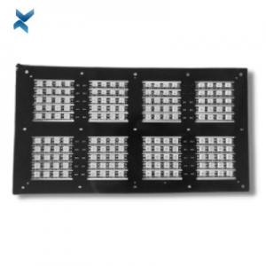 Aluminum Base LED PCB Board Black White Color For Signal Beacons OEM