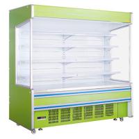 China Front open type multideck open display cooler with customized color on sale