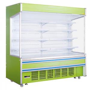 China Front open type multideck open display cooler with customized color supplier