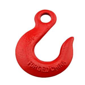 China Drop Forged Spring Snap Hook Carbon Steel Eye Slip Hook H324 supplier