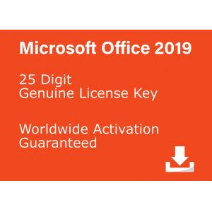 China English Microsoft Office 2019 Versions Multiple Licenses Home And Business For PC / Mac supplier