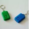 China Eco Friendly Solar Panel Keychain With White LED Light And Split Ring wholesale