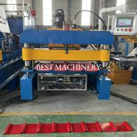 Yx750 PLC Roofing Sheet Roll Forming Machine For Color Steel Profile