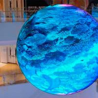 China P2.5 Spherical Display Screen Waterproof Indoor Outdoor Advertising LED Screen on sale
