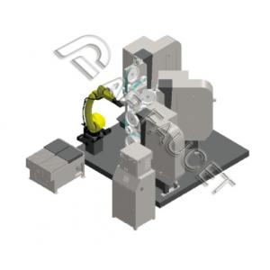 150mm Robotic Polishing Machine Easy Operate For Hardware Industrial Metal Polishing Machine