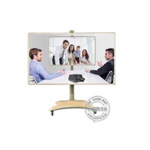 China 86 Inch Interactive Touch Screen Whiteboard I3 I5 I7 OPS PC Inbuilt Camera Microphone Speaker Video Conference System supplier