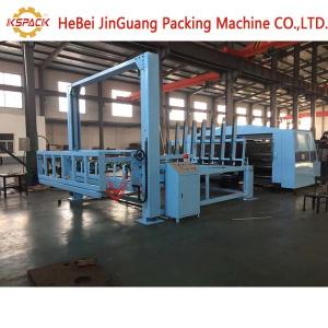 China High Speed Rotary Slotter Machine Four Knives With Stacking Machine supplier