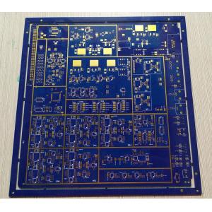 8 Layers FR4 Blue Soldmask 1.6mm 1OZ Copper Thickness Multilayer PCB Board
