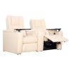 Luxury Home Cinema Room Leather Electric Recliners High Strength Steel Structure