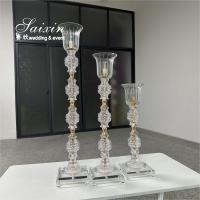 China Factory Wholesale 3 Pcs Tall Set New Candle Holder For Wedding Event Table Decor on sale