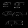 Brown Architecture PE Profile Customization PVC Cable Trunking Plastic Profiles
