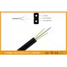 FRP Glass Fiber Optic FTTH Drop Wire Cable G657A SM 2 Fibers GJXFH Black