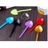 China Creative Heart shape Ice cream spoon disposable scoops cake spoons Length 9cm wholesale