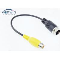 China 4 Pin DVR Accessories Avation Connector To RCA Adapter For Reversing Camera / Monitor on sale