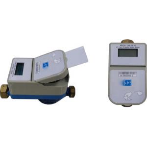 Smart Card Type Combination Water Meter , STS Prepaid Water Meter With LCD Display