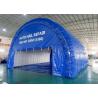 China Lightweight Blue Airtight Inflatable Tunnel Tent For Advertising , Celebration wholesale