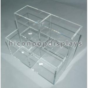 Counter Top Clear Acrylic Makeup Organizer Merchandise Recyclable