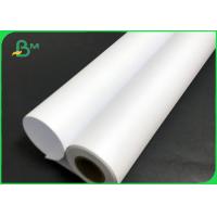 China 2inch Core A0 A1 format 80gsm White Bond Plotter Paper rolls for cad Inkjet plotter on sale