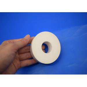 Wear Resistant Industrial Machine Parts , Zirconia Ceramic Parts Thick Wall Sleeve Size Customized