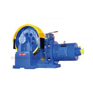 China Sheave Diam 610mm Electric Motor For Elevator , Elevator Geared Traction Machine supplier