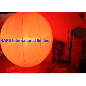1.3M 2M Inflatable Lighting Decoration Sphere Crystal Balloons With DMX512 Box