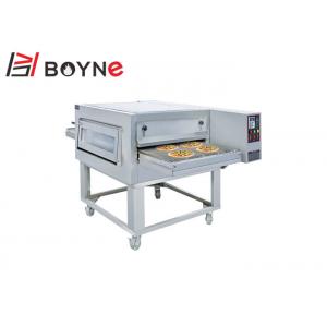 Gas Commercial Pizza Oven Stainless Steel Hot Air Conveyor Low Comsuption