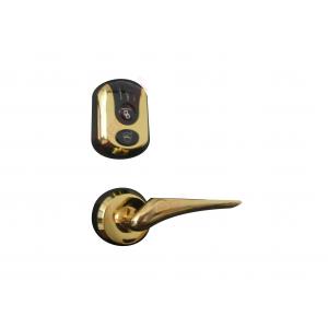 Gold Hotel Key Lock Systems / Battery Operated Electric Door Lock System