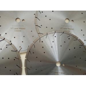 14 Inch Diamond Concrete Cutting Blades With Decoration Holes , SGS / GB