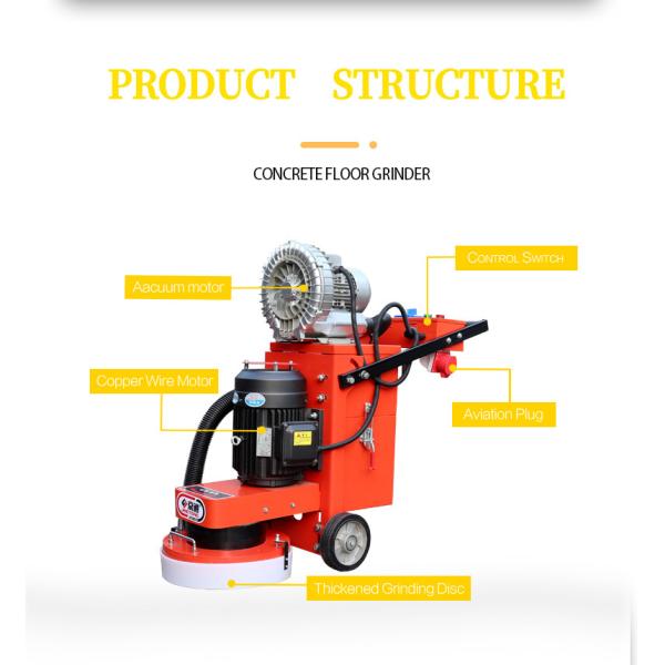 Mini Concrete Floor Edge Grinder with Unique Selling Point High Operating Efficiency