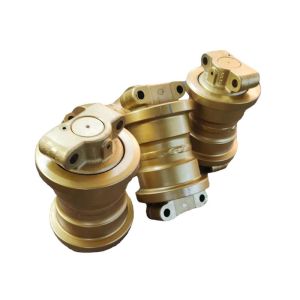 China PC55 PC60-8 Excavator Track Rollers Double Flange Steel Material wholesale