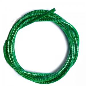 China Track Nylon Coated Stainless Steel Wire Rope with Free Cutting Steel and Durability supplier