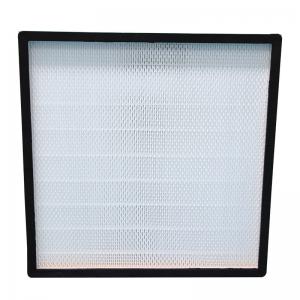 China Mini Deep Pleated Stainless Steel Hepa Filter H13 H14 High Efficiency Particulate supplier