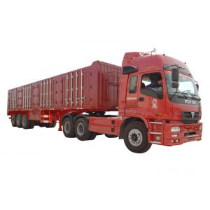 China VAN Type Heavy Duty Semi Trailers 3 Axle 45 Tons - 60 Tons Cargo Van Trailer supplier