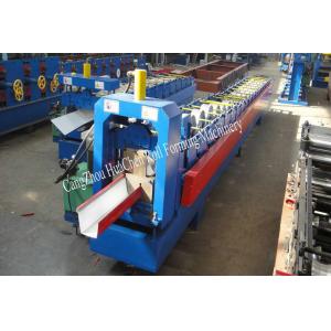 Galvanized Ridge Roofing Gutter Roof Panel Roll Forming Machine 410mm Width