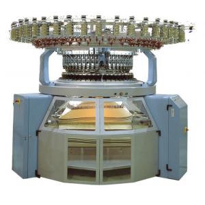 China 4 / 6 Color Auto Striper Circular Knitting Machine Adopt Oil - Immersed Structure Gear supplier