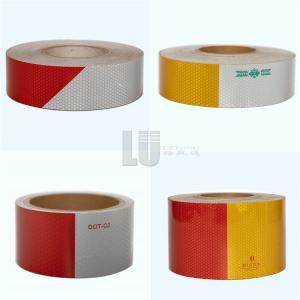 Chevron Right / Left Hand Honeycomb Reflective Tape Yellow And Red