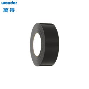 Water Resistant Black Cloth Duct Tape 0.160mm Total Thickness For Home
