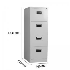 China 4 Drawers Letter File Full Suspension Filing Cabinet With Lock supplier