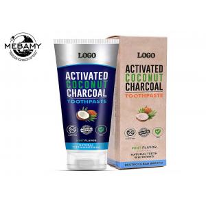 China Natural Vegan Charcoal Toothpaste For Bad Breath Tooth Stains Removal And Whitening supplier