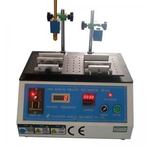 China IEC 60065 2014 Clause 5.1 Audio Video Test Equipment / Label Marking Abrasion Test Machine supplier