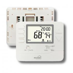 China White Color Household Multi Stage Heat Pump Thermostat With CE  RoHS Standard supplier