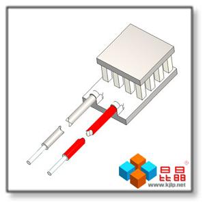 China TES1-008 Series (4.2x6.3mm) Peltier Chip/Peltier Module/Thermoelectric Chip/TEC/Cooler supplier