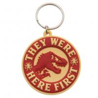 China Jurassic World Soft PVC Key Chain Custom Rubber Keychain With Ring Attachment on sale