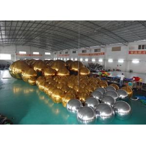 China Outdoor Live Concert Advertising Inflatables Decoration Sliver Reflect Inflatable Mirror Balloon supplier