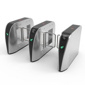 Automatic Swing Barrier Turnstile with DC24V 6.25A Voice Broadcast and Indicator LED for Access Control