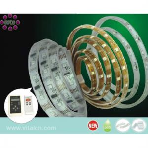 China Energy Saving Eco-Friendly Blue 3.6W Flexible LED Strip Lights 5050 SMD With 30pcs supplier