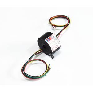 IP54 12.7mm Through Bore Slip Ring Connector 600RPM Rotation Speed 220VAC