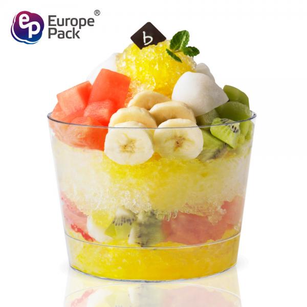 2019 popular disposable plastic fruit salad cup with FDA BPA FREE